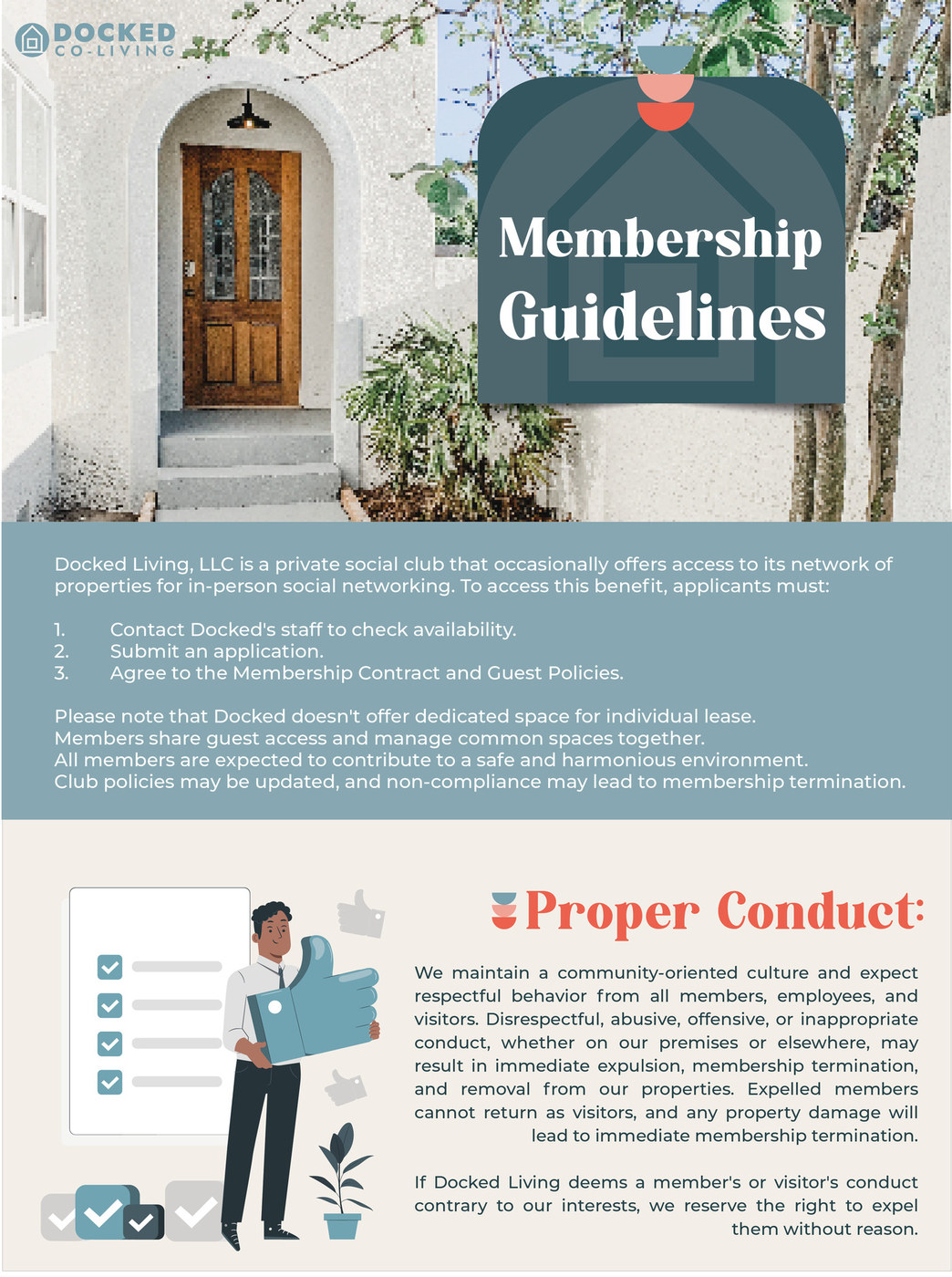 Membership Guidelines flyer