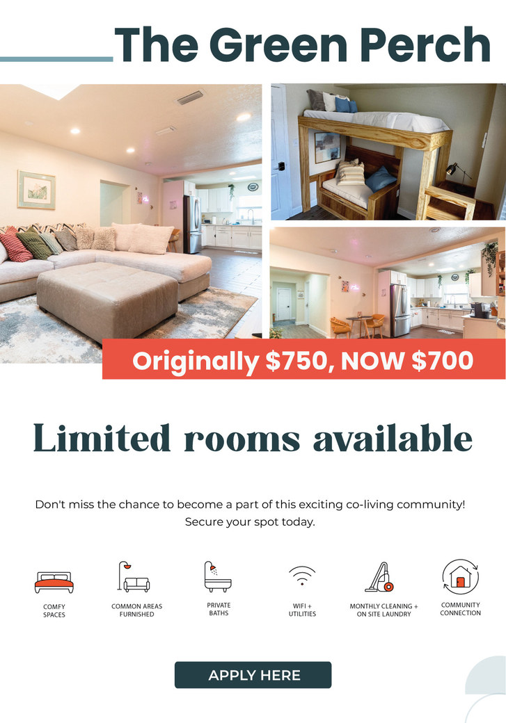 The Green Perch property with limited rooms available