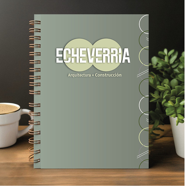 Echeverría branded notebook