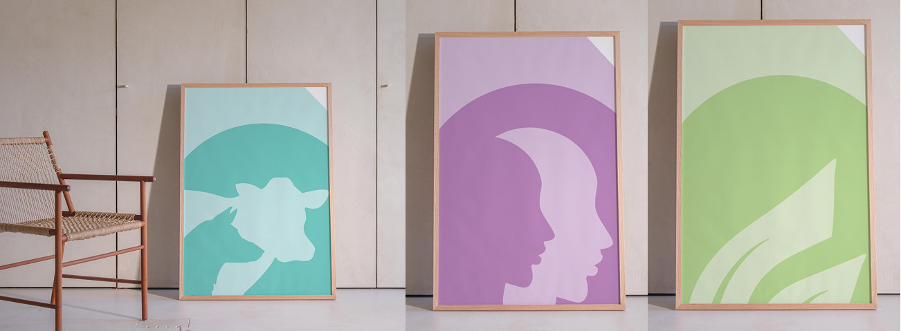 Elanco branded posters displayed in a room