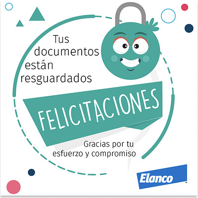 Tus documentos están resguardados — Felicitaciones