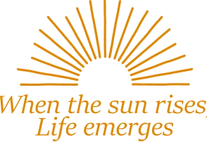 When the sun rises, Life emerges