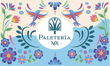 Paletería MX illustrated brand artwork